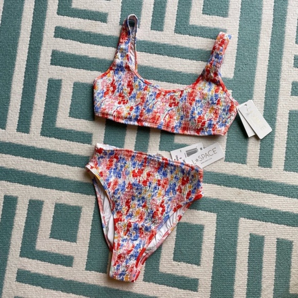 l*space Floral Bikini Set * NWT